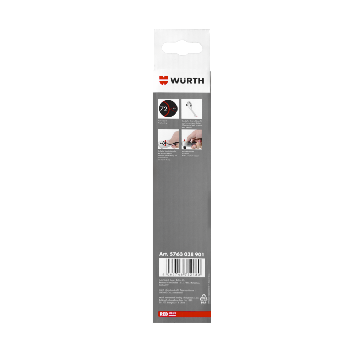Тріскачка 3/8IN, RED STRIPE