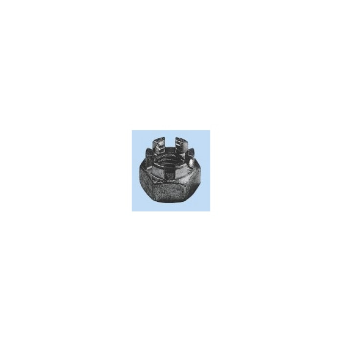Гайка шестигранна корончата DIN935 - 8 (A2K) - SW13, M8