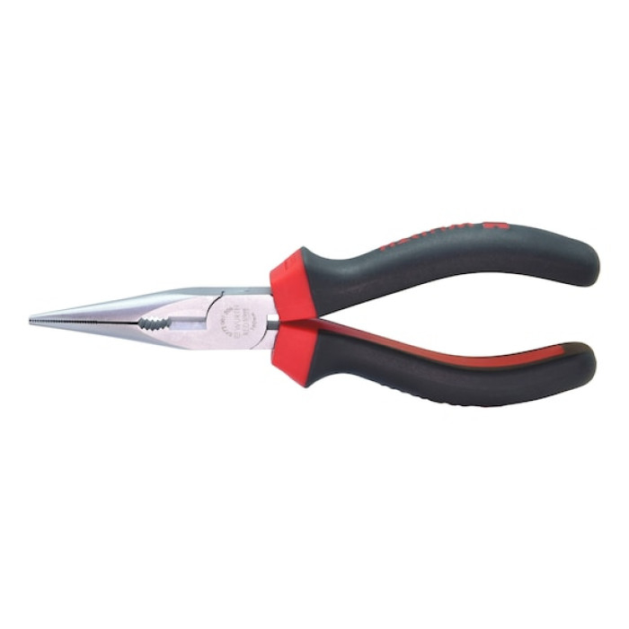 Тонкогубцы изогнутые, 160 mm, RED STRIPE