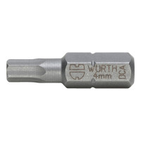 Біта WURTH із внутрішньою шестигранною головкою C 6.3 SW4 1/4" 25мм