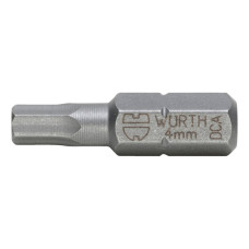 Біта WURTH із внутрішньою шестигранною головкою C 6.3 SW4 1/4" 25мм
