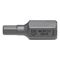 Бита WURTH с внутренним шестигранником 10 мм SW5 30 мм