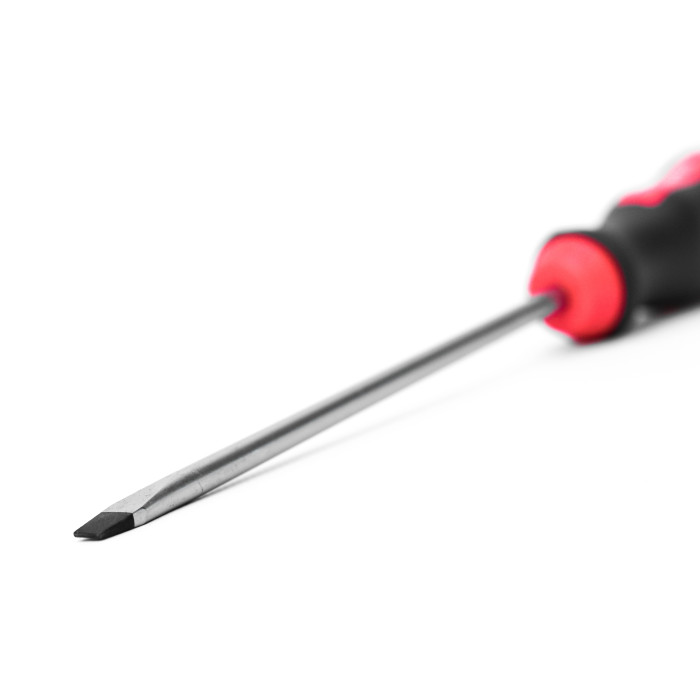 Викрутка шліцева, SL, 150X6,5X1,2 mm, RED STRIPE