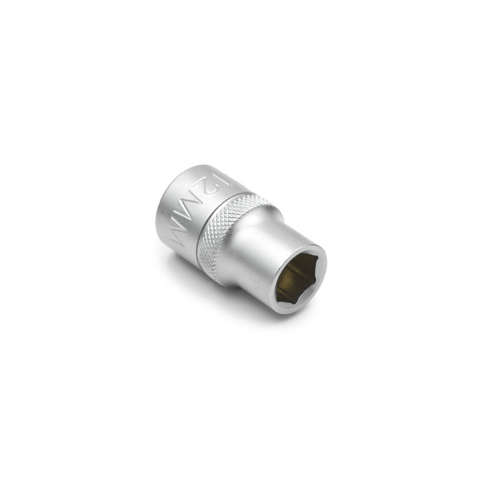 Головка торцева шестигранна, 1/2IN, коротка, SW12, RED STRIPE