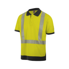 Поло сигнальне FLUO, жовте, розмір XS