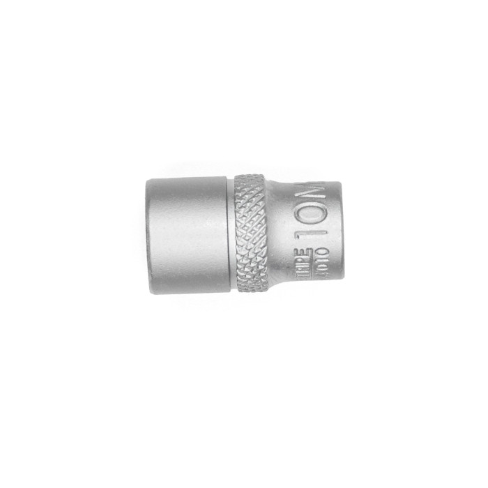 Головка торцевая шестигранная, 1/4IN, короткая, SW10, RED STRIPE