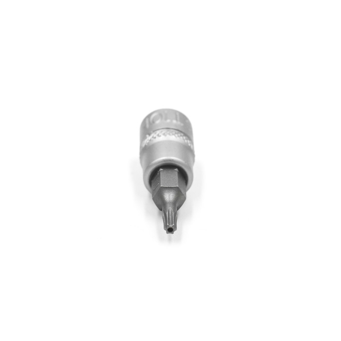 Головка торцева, 1/4IN, з насадкою TX10-HOLE, RED STRIPE