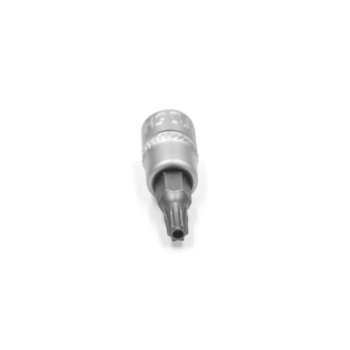 Головка торцева, 1/4IN, з насадкою TX25-HOLE, RED STRIPE