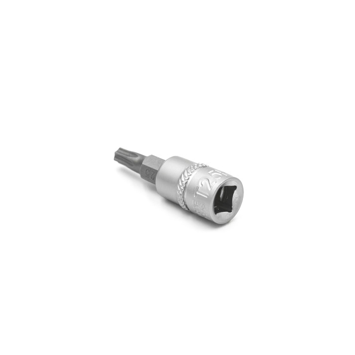 Головка торцева, 1/4IN, з насадкою TX25-HOLE, RED STRIPE