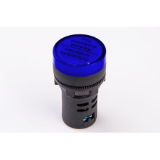 Світлодіодний індикатор AD22-22DS 230v АC/DC, блакитний TAKEL