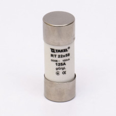 Плавка вставка запобіжника RT 22х58 125А TAKEL