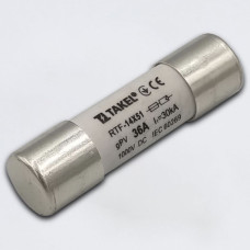 Плавка вставка запобіжника RTF 14х51 36А 1000V DC 30kA TAKEL