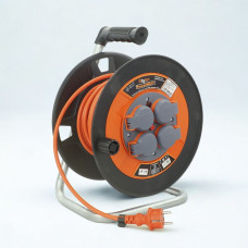 Котушка з кабелем 3х1,5мм2 PMP-20315-F-VVF з т/з 20м Bylion