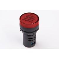 Світлодіодний індикатор AD22-22DS 230v АC, червоний TAKE