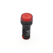 Світлодіодний індикатор AD22D 230v АC/DC ARGENT, червоний TAKEL