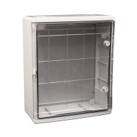 Корпус пластиковий ударостійкий (щит) 500x600x220мм з проз. дв. IP65