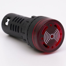 Зумер світлосигнальний AD22-22MS АC/DC 24В