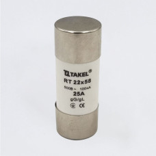Плавка вставка запобіжника RT 22х58 25А TAKEL