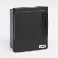 Щиток внутрішній FF-BB на 6 модулів, чорний, чорні двер., Argent IP 40 TAKEL