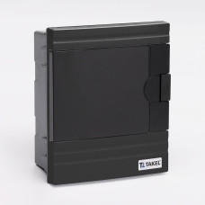 Щиток внутрішній FF-BB на 6 модулів, чорний, чорні двер., Argent IP 40 TAKEL
