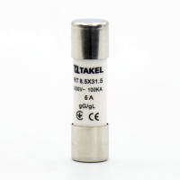 Плавка вставка запобіжника RT 8.5х31.5 6А TAKEL