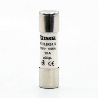 Плавка вставка запобіжника RT 8.5х31.5 10А TAKEL