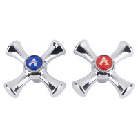 Ручка 1/2" для двухвентильного смесителя (55A) 2 шт. в комплекте AQUATICA (XL-2442)