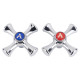 Ручка 1/2" для двухвентильного смесителя (55A) 2 шт. в комплекте AQUATICA (XL-2442)
