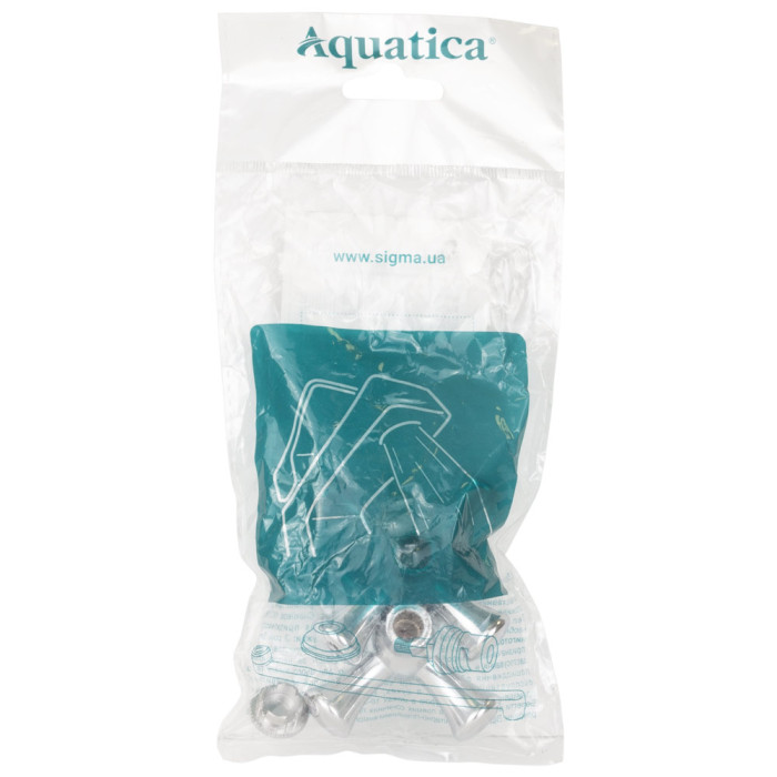 Ручка 1/2" для двухвентильного смесителя (55A) 2 шт. в комплекте AQUATICA (XL-2442)