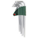 Ключи TORX 9шт T10-T50мм CrV (средние с отвер) GRAD (4022285)