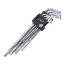 Ключі TORX 9шт T10-T50мм CrV (довгі з отвором) SIGMA (4022231)