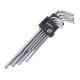 Ключі TORX 9шт T10-T50мм CrV (довгі з отвором) SIGMA (4022231)
