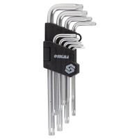 Ключи TORX 9шт T10-T50мм CrV (средние с отверстием) SIGMA (4022221)
