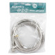 Шланг для душа 1/2" SS растяжной с подшипником 150-180см AQUATICA XB-9353 (9792040)