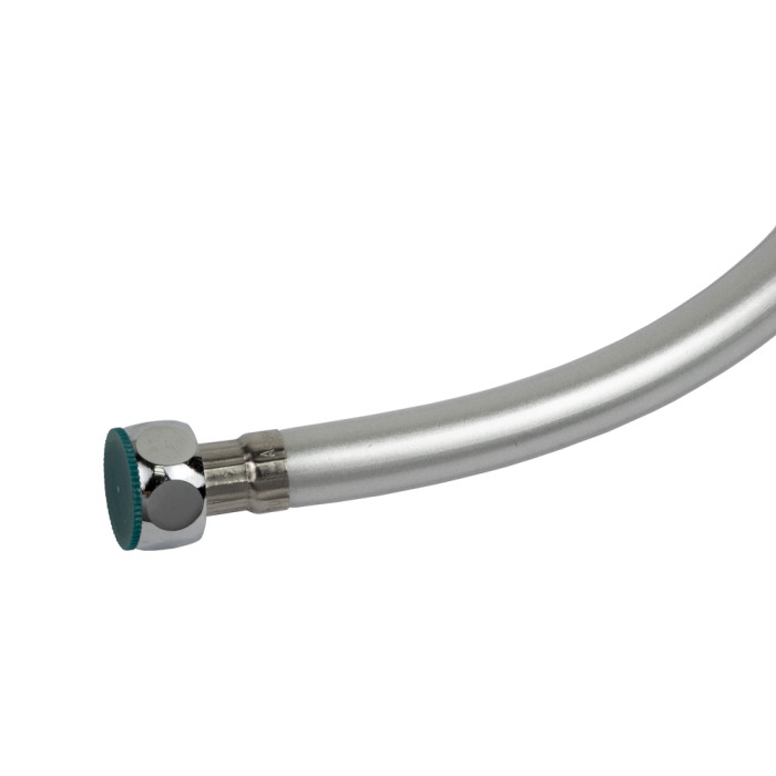 Шланг для душа 1/2" PVC 3-х слойный с подшипником серебристый 150см AQUATICA XB-0173 (9791611)