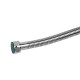 Шланг для душа 1/2" SS усиленный хромированный растяжной с подшипником 150-210см AQUATICA XB-6153 (9792010)