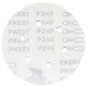 Шліфувальний круг 6 отворів Ø150мм P240 (10шт) SIGMA (9122311)
