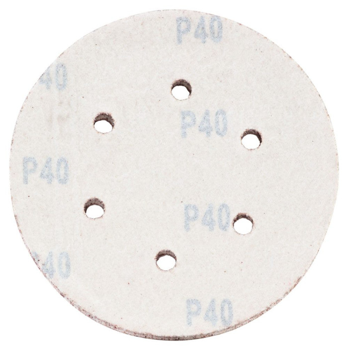 Шліфувальний круг 6 отворів Ø150мм P40 (10шт) SIGMA (9122231)