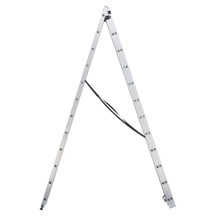 Лестница раскладывающаяся универсальная 3×12 ступеней 7.89м SIGMA (5032374)