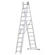 Лестница раскладывающаяся универсальная 3×12 ступеней 7.89м SIGMA (5032374)