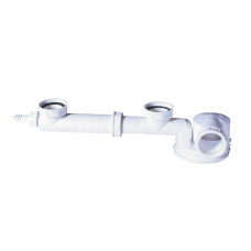 Сифон для двойной кухонной мойки Espace 1½"×Ø40мм WIRQUIN (9542402)
