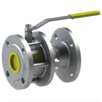 Кран кульовий сталевий фланцевий 11с41п Breeze Ру16 Ду50/50