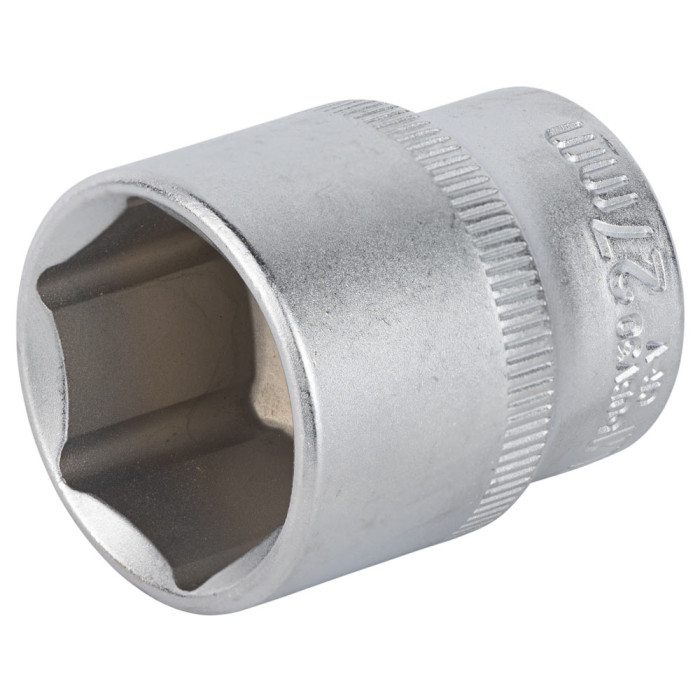 Насадка шестигранная короткая 1/2" 27мм CrV mid SIGMA (6071271)