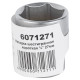Насадка шестигранная короткая 1/2" 27мм CrV mid SIGMA (6071271)
