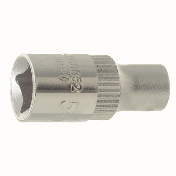 Насадка шестигранна коротка 1/4" 5мм CrV ULTRA (6060052)