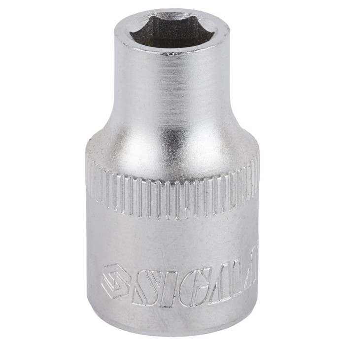 Насадка шестигранна коротка 1/2" 9мм CrV mid SIGMA (6071091)