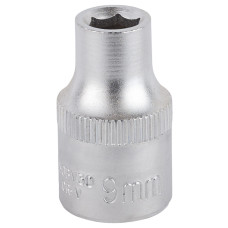 Насадка шестигранна коротка 1/2" 9мм CrV mid SIGMA (6071091)