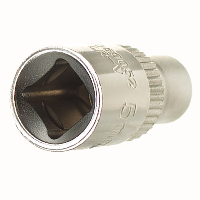 Насадка шестигранна коротка 1/4" 5мм CrV ULTRA (6060052)