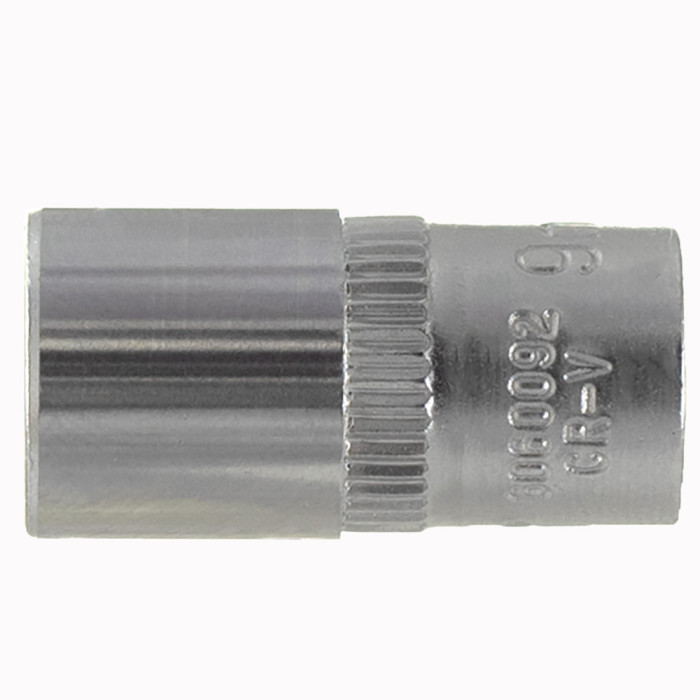 Насадка шестигранная короткая 1/4" 9мм CrV ULTRA (6060092)