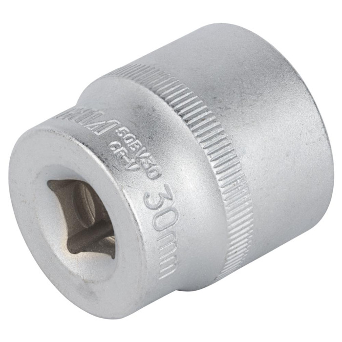 Насадка шестигранная короткая 1/2" 30мм CrV mid SIGMA (6071301)